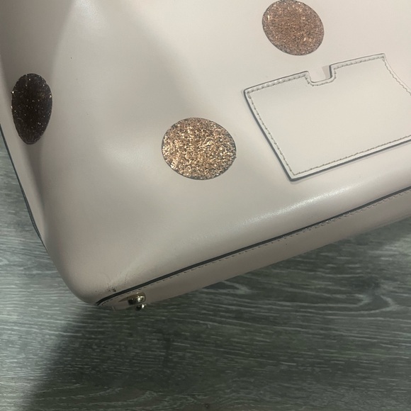 Kate Spade Light Pink Tote with Glitter Polka Dots - Picture 7 of 10